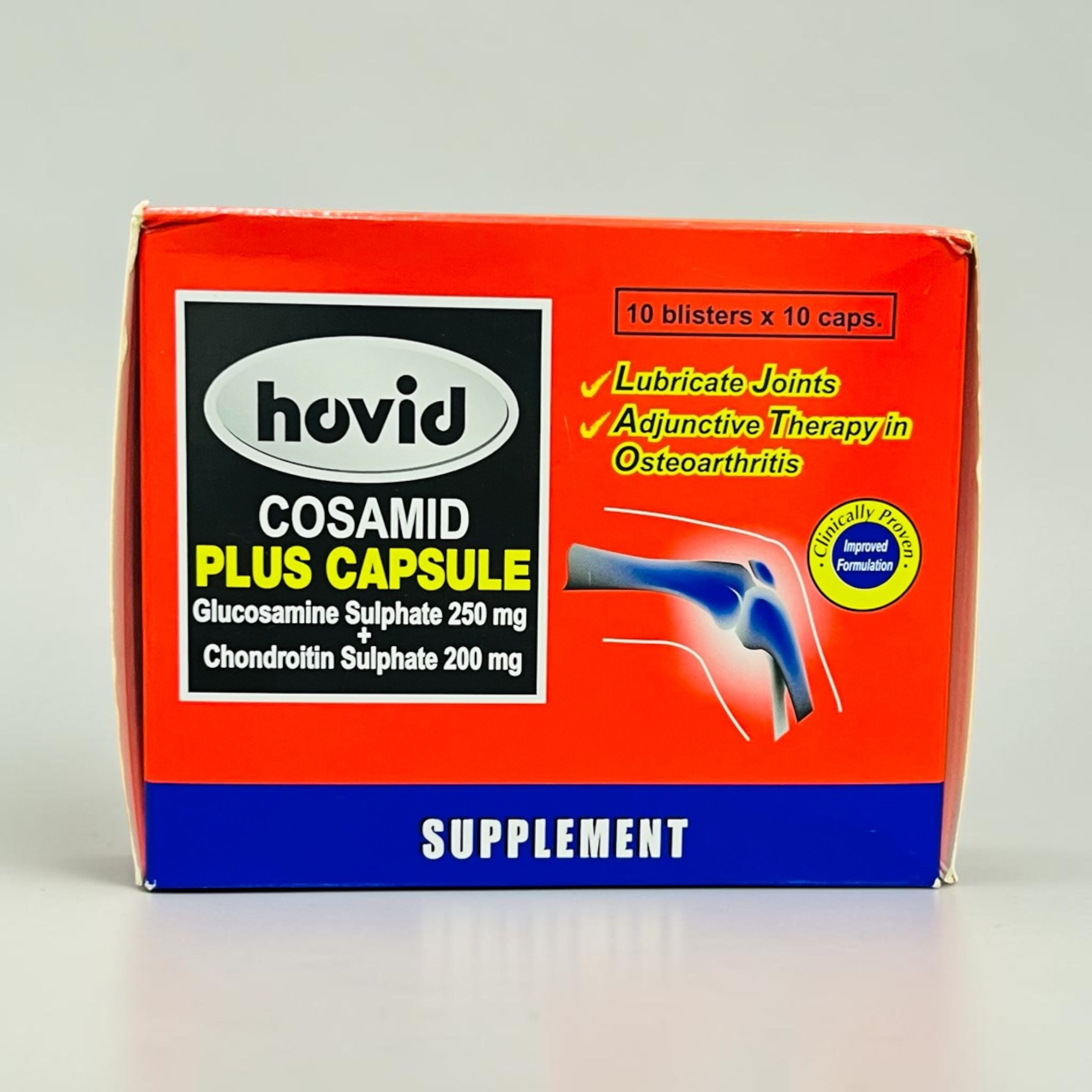 HOVID COSAMID PLUS CAPSULE[GLUCOSAMINE SULPHATE 250MG + CHONDROITIN SULPHATE 200MG] SACHET